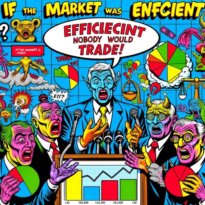 If The Market Was Efficient Nobody Would Trade - Digital Art 