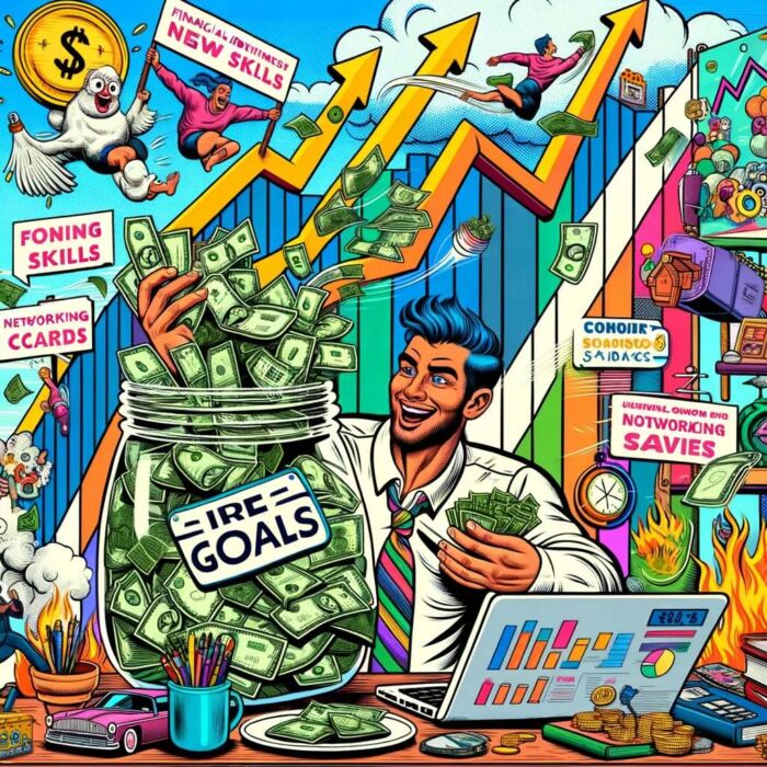 Impact of Side Hustles on Financial Goals - digital art 