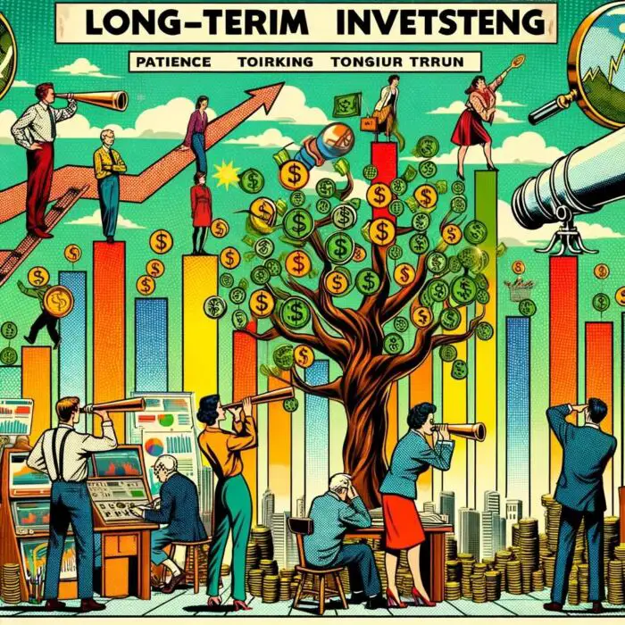 Importance of Long-Term Investing - digital art 