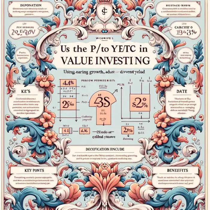 Importance of PEGY Ratio in Value Investing Infographic - Digital Art 