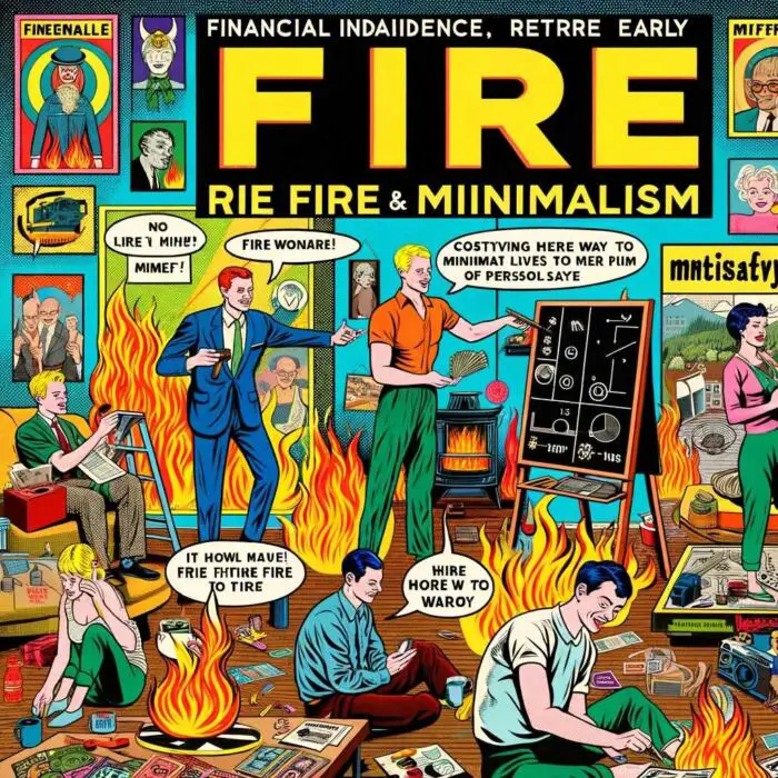 Individual Nature of Both FIRE and Minimalism - digital art 