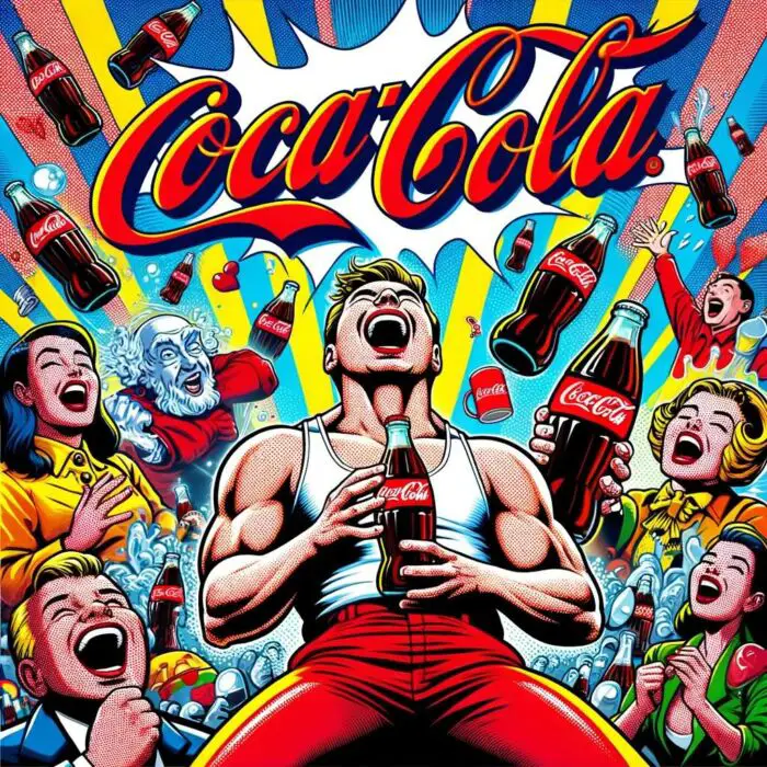 Investors have an outrageous love for Coca-Cola - digital art 