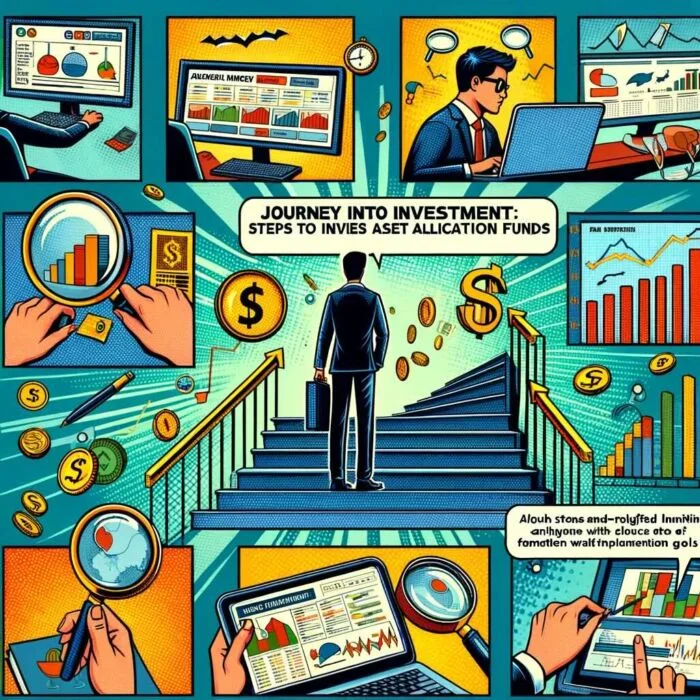Journey into Investment: Steps to Investing in Asset Allocation Funds - digital art 