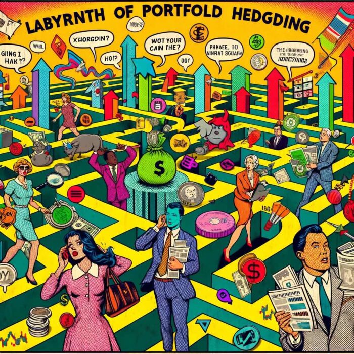 Labyrinth of Portfolio Hedging - digital art 