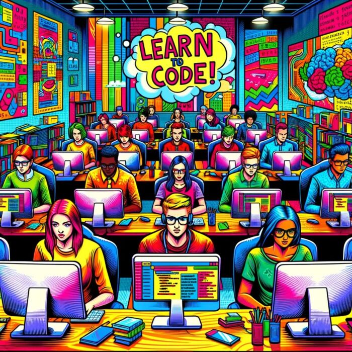 Learn To Code An Important Investing Skill - Digital Art 
