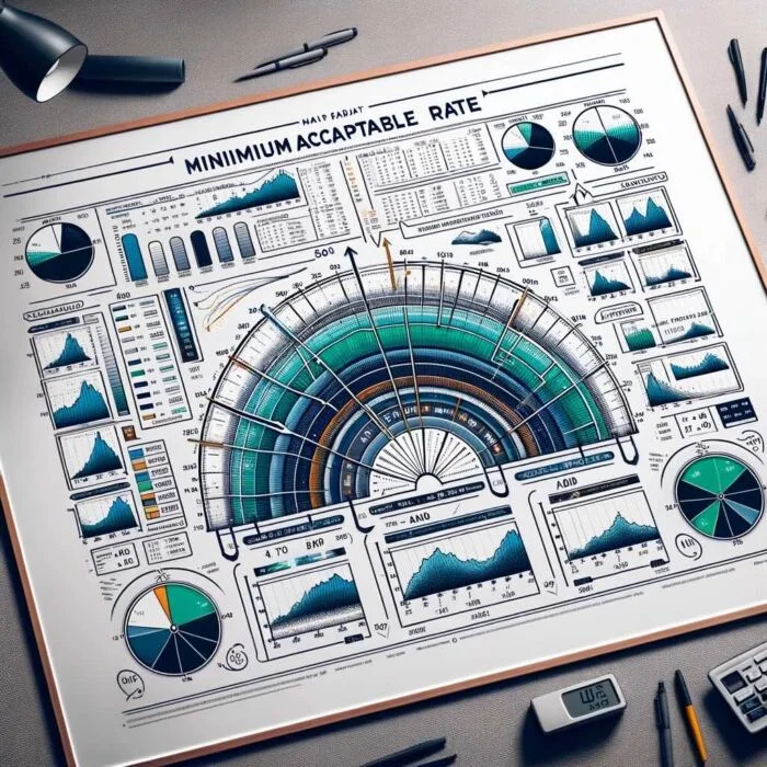 MAR Ratio Minimum Acceptable Rate Chart - Digital Art 