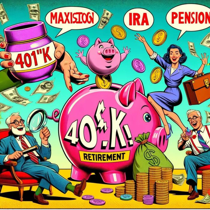 Maximizing Retirement Accounts - digital art 