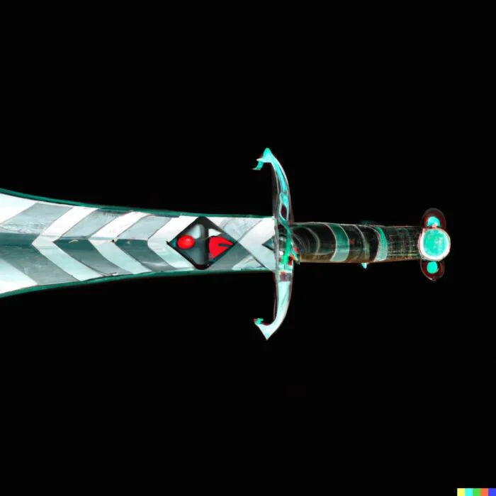 Maximum Sharpe Ratio Digital Art Sword 