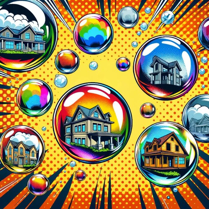 Notable Housing Bubbles by Region - Digital Art 