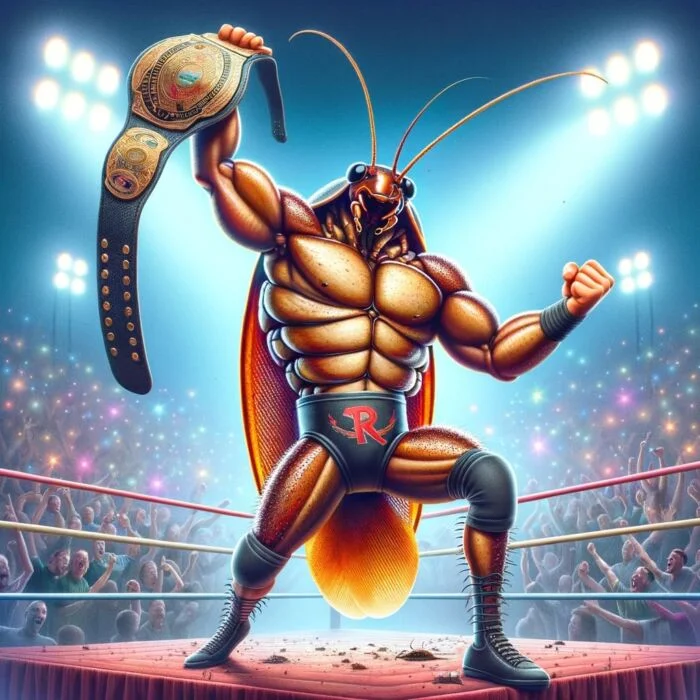 The Cockroach Portfolio where Offense wins games. Defense wins championships - digital art 