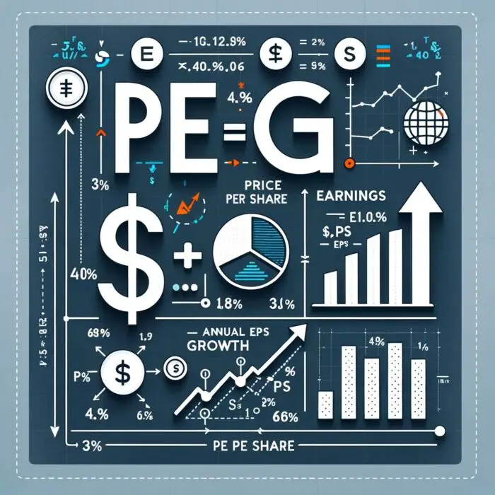 The PEG Ratio is calculated by taking the P/E ratio (Price per share / Earnings per share) and dividing it by the annual EPS growth rate. So, the formula is - digital art 