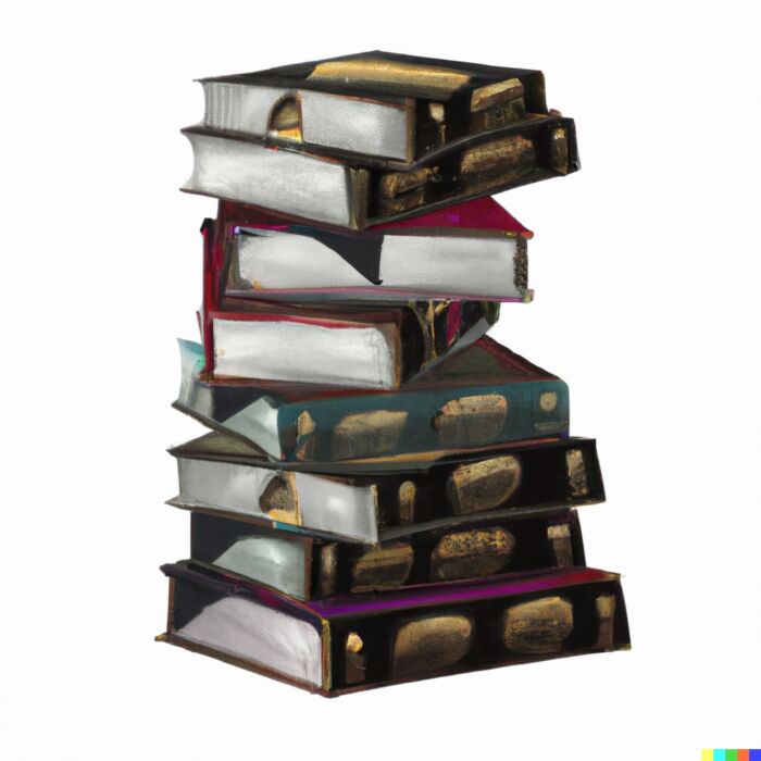 Price to Book Ratio Stack Of Books On Top Of Each Other 