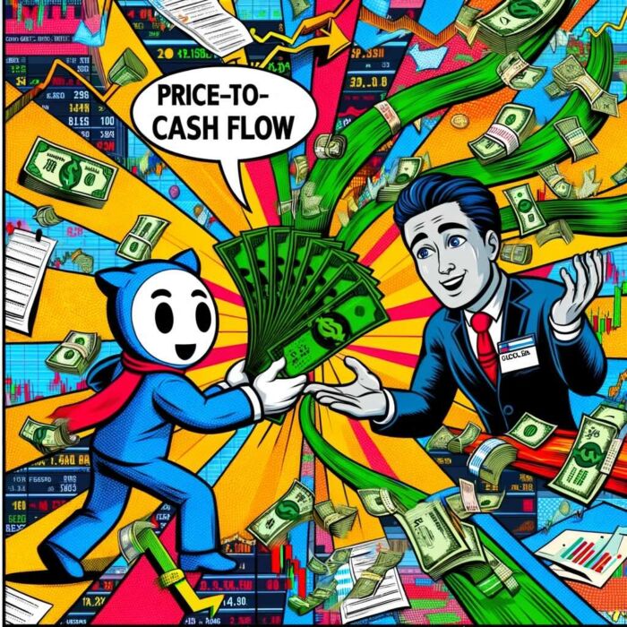 Price-to-Cash Flow Ratio (P/CF Ratio): The Price-to-Cash Flow (P/CF) ratio is a metric used to evaluate a company's stock price in relation to its cash flow - digital art 