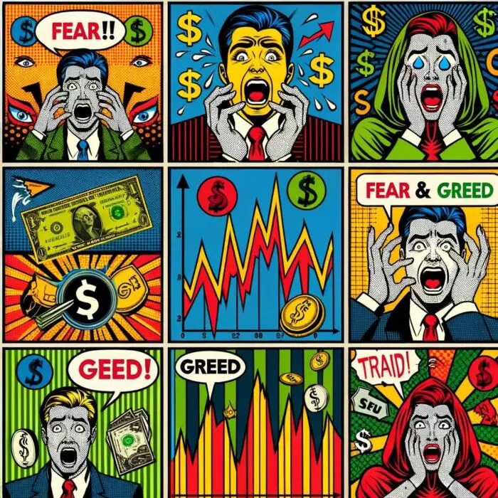 Psychological Underpinnings Of Fear And Greed Cycle - Digital Art 