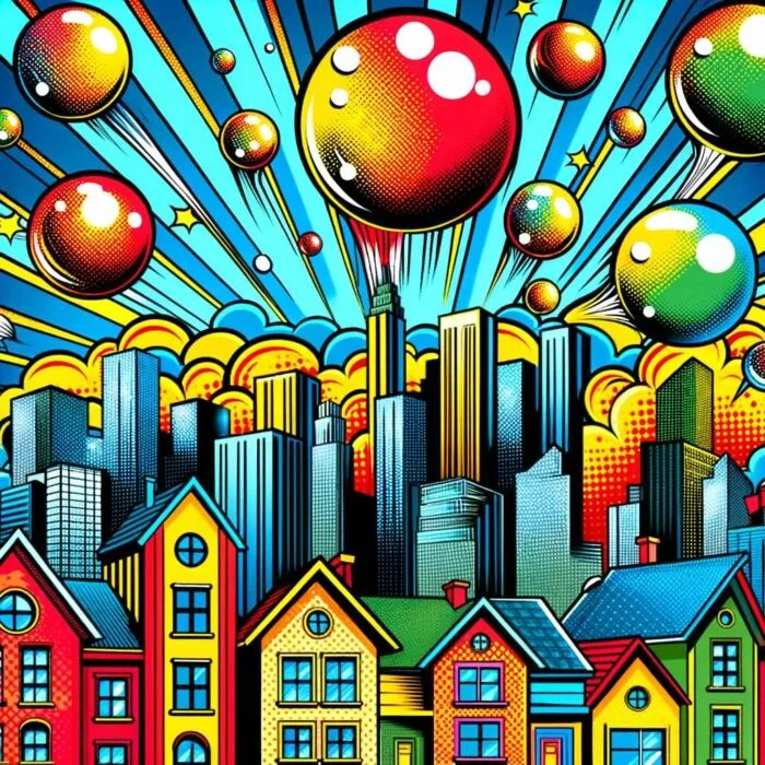 Reality Of A Global Housing Bubble - Digital Art 