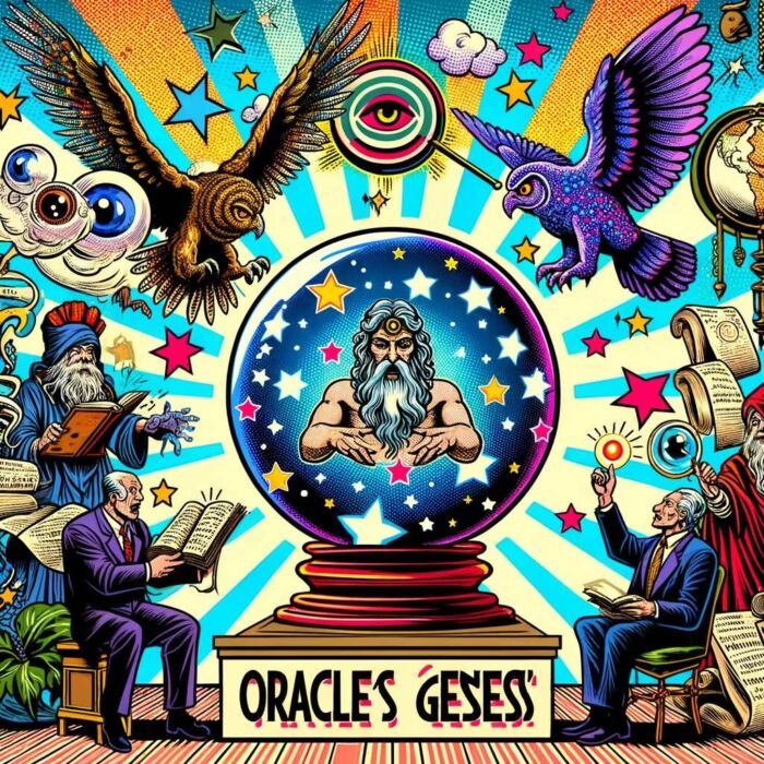 Reflecting on the Oracle's Genesis - digital art 