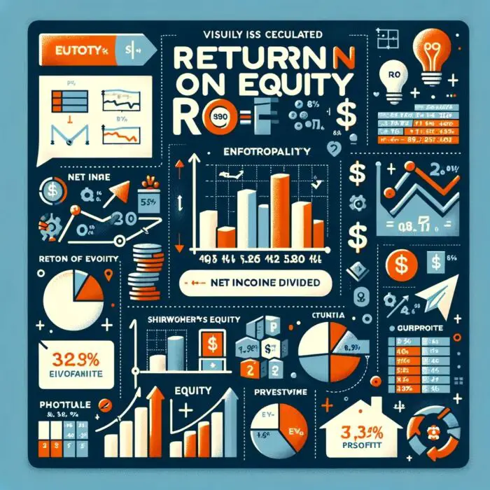 Return on Equity (ROE) Infographic For Investors - Digital Art 