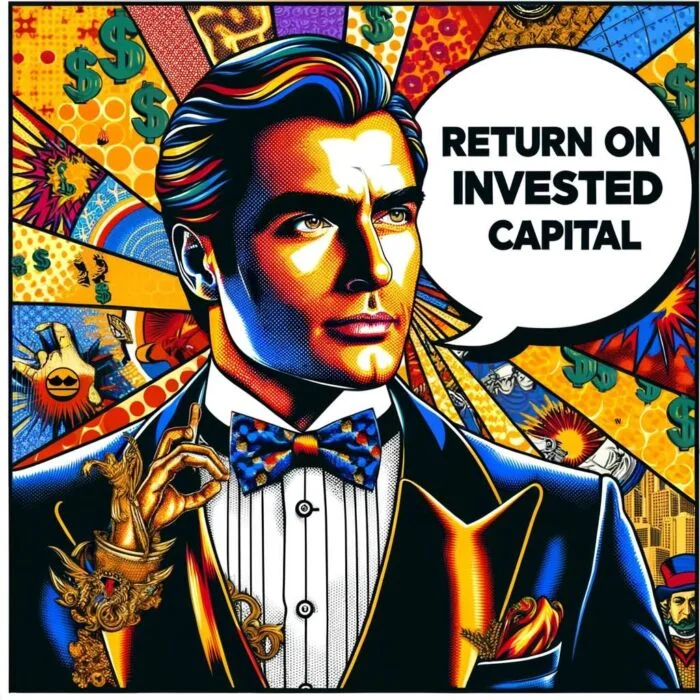 Return On Invested Capital Investing Strategy - Digital Art 