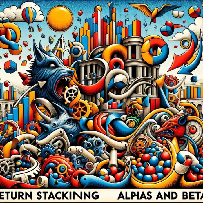 Return Stacking Alphas And Betas - Digital Art 