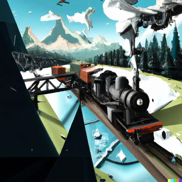 Revival and Modernization of Railroads - Digital Art