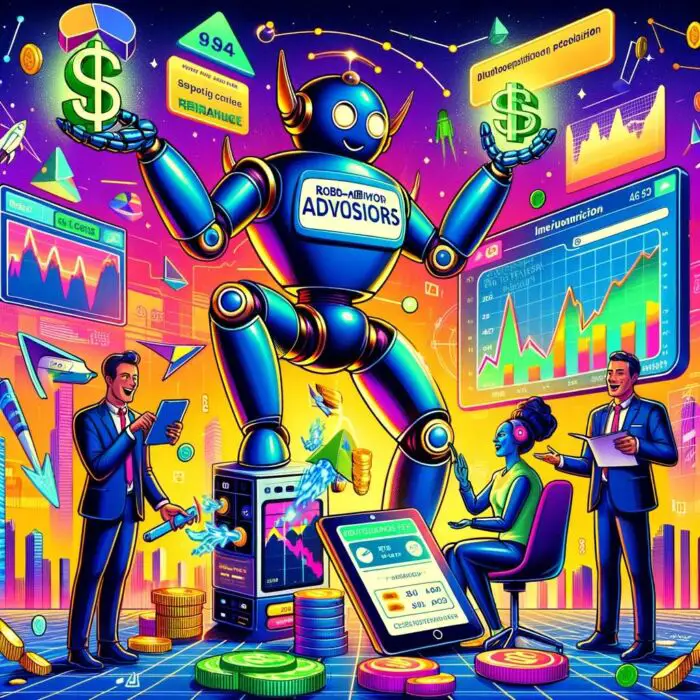 Rise of Robo-Advisors and Digital Platforms in Democratizing Access to Sophisticated Asset Allocation Strategies - digital art 