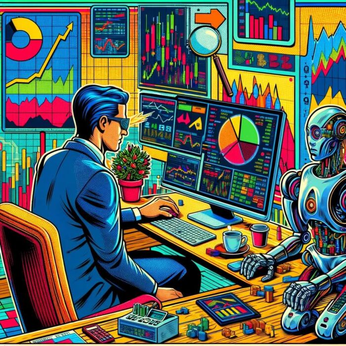 Role of Technology in Combating Hindsight Bias: Use of Financial Modeling and AI in Decision Making - digital art 