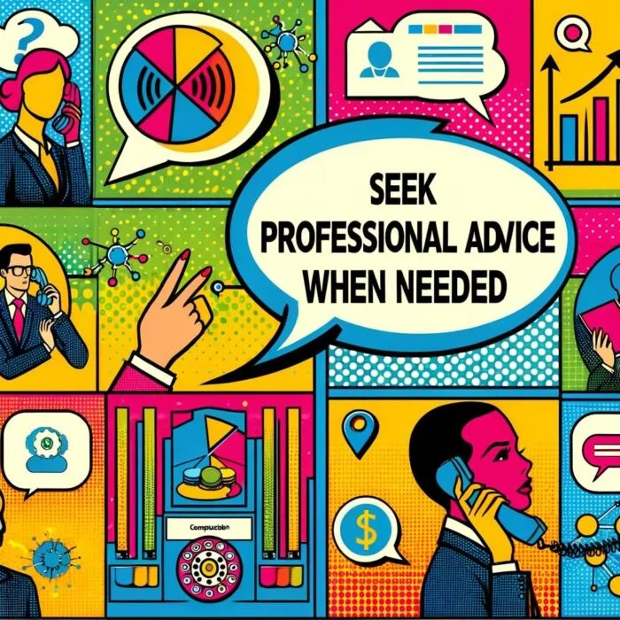 Seek Professional Advice When Needed - Digital Art 