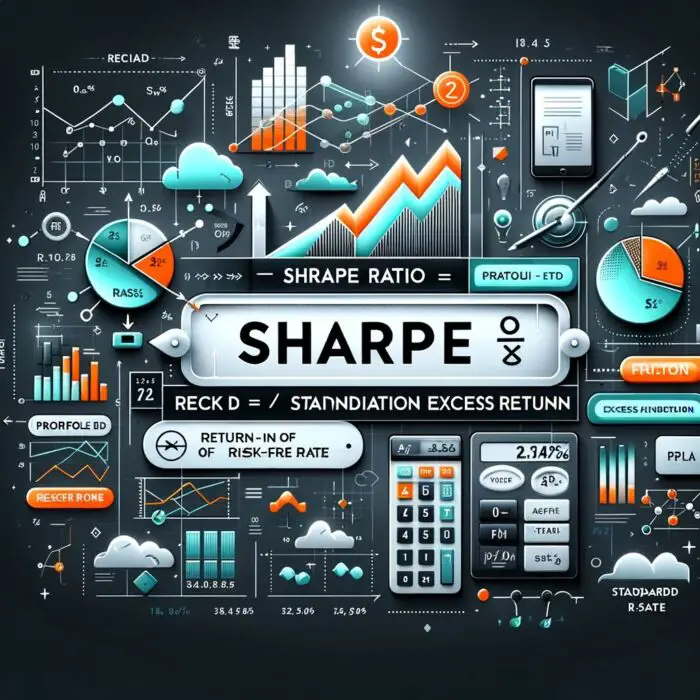 Sharpe Ratio Formula Calculation - Digital Art 