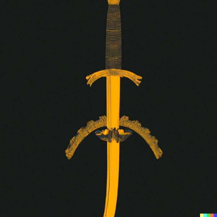 Sharpe Ratio Sword - Digital Art 