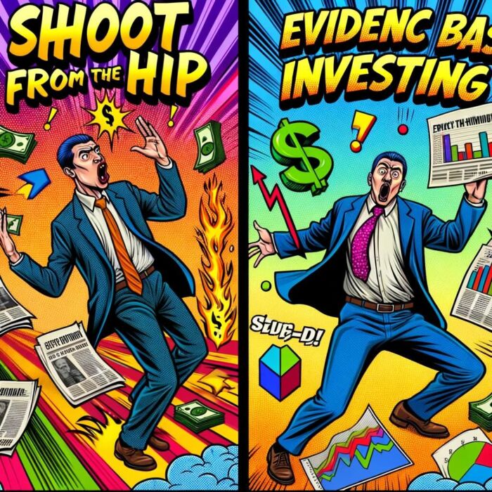 Shoot From The Hip To Evidence Based Investing - Digital Art 