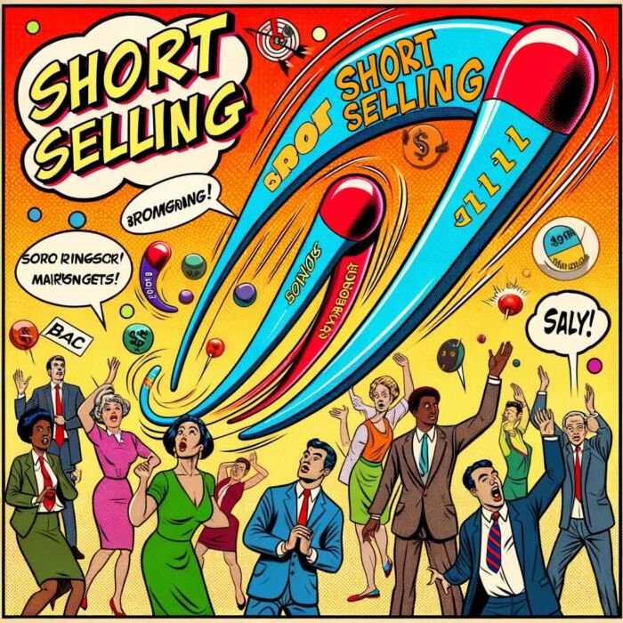 Short Selling Is A Financial Boomerang - digital art 