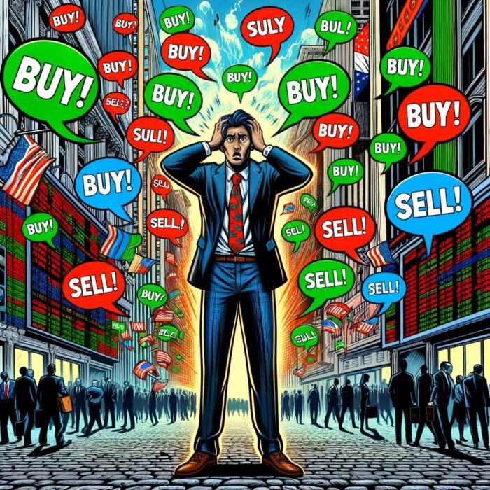 The Hard Decision Of Should I Buy Or Should I Sell? An Investor Struggling With That - Digital Art 