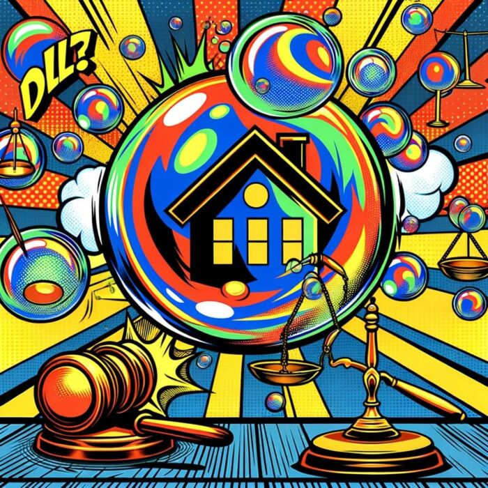 Signs Of Housing Bubble About To Burst - Digital Art 