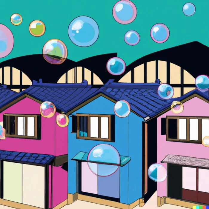 Social Implications: The Housing Bubble In Japan - Digital Art 