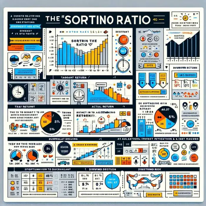 The Sortino Ratio Infographic Chart Graphs - Digital Art 