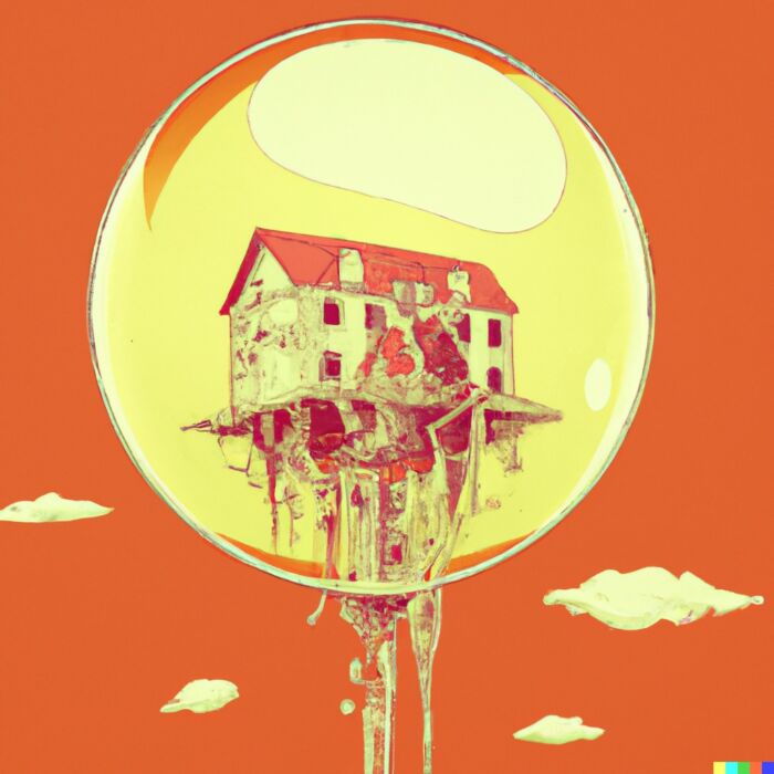 Stages of a Housing Bubble - Digital Art 