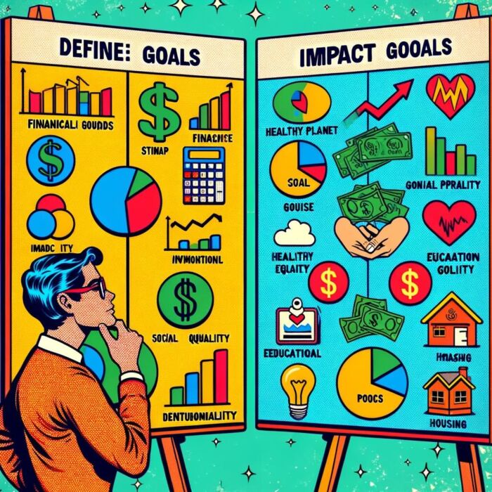 Steps to Define Your Impact Investing Goals - digital art 