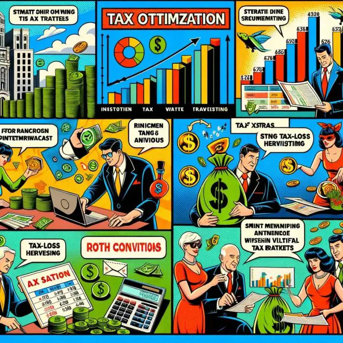 Strategies for Tax Optimization in FIRE - digital art 