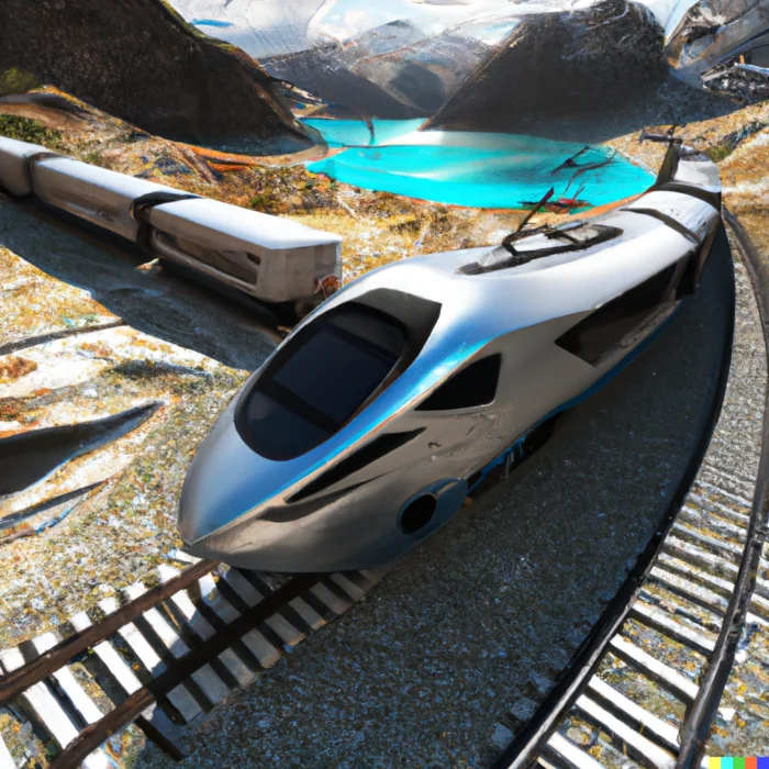 Successful Sustainable Railroad Projects - Digital Art 