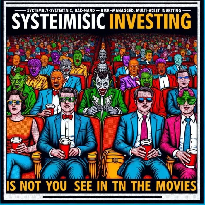 Systematic, risk-managed, multi-asset investing is not what you see in the movies. Eric Crittenden From Standpoint Funds - Digital Art 