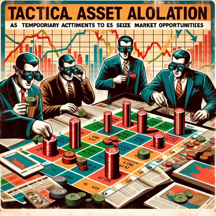 Tactical Asset Allocation: Temporary Deviations to Seize Market Opportunities - digital art 