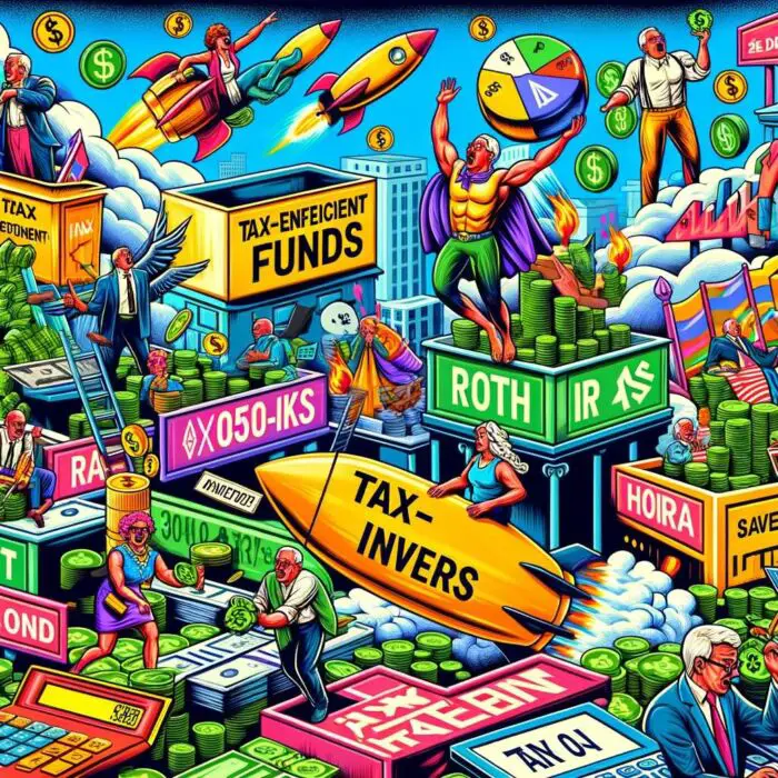 Tax-Efficient Investing: Maximizing Returns in Your Portfolio - digital art 