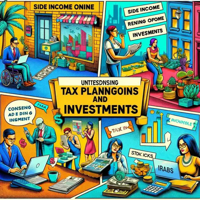 Tax Planning Considerations for Side Income and Investments - digital art 