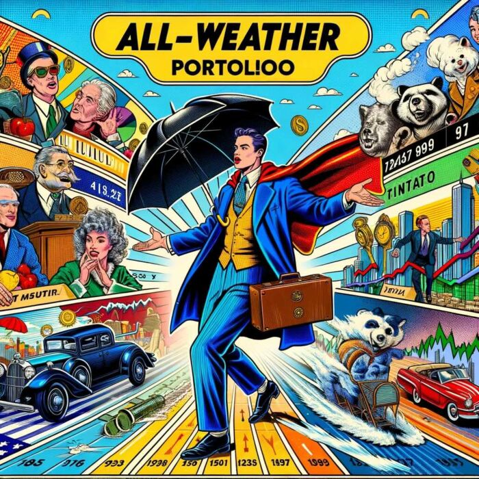 The All-Weather Portfolio is designed for the long-term - digital art 