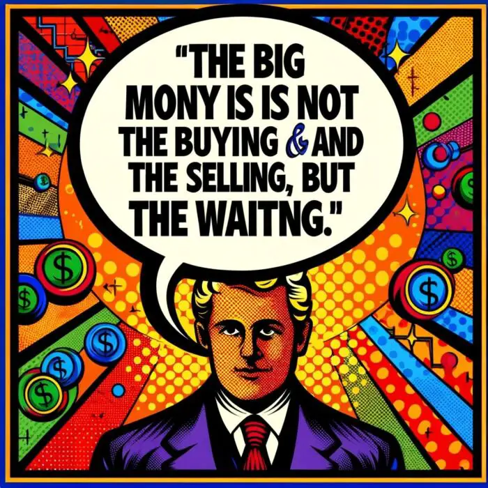 "The big money is not in the buying and the selling, but in the waiting." - Famous Charlie Munger Quote on Investing 