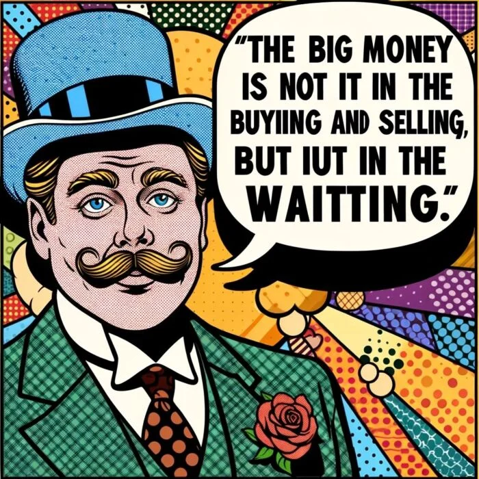 "The big money is not in the buying and selling, but in the waiting." - Memorable Charlie Munger Quote 