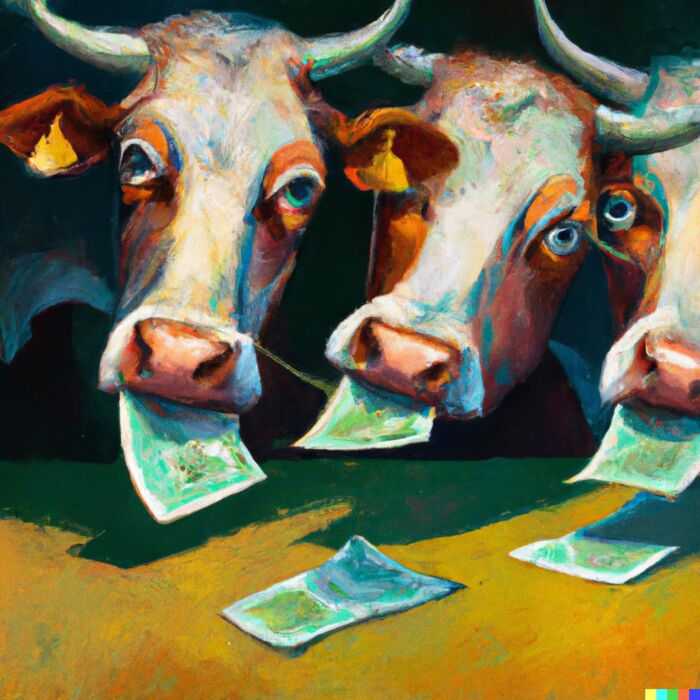 The Case For "Cash Cows" Investing | Free Cash Flow Investment Strategy - Digital Art 