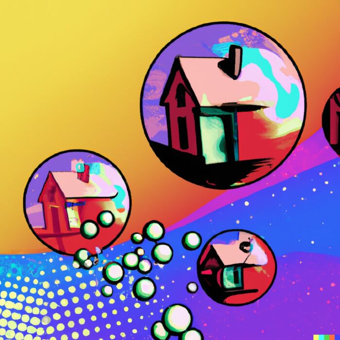 The Causes of Housing Bubbles - Digital Art 