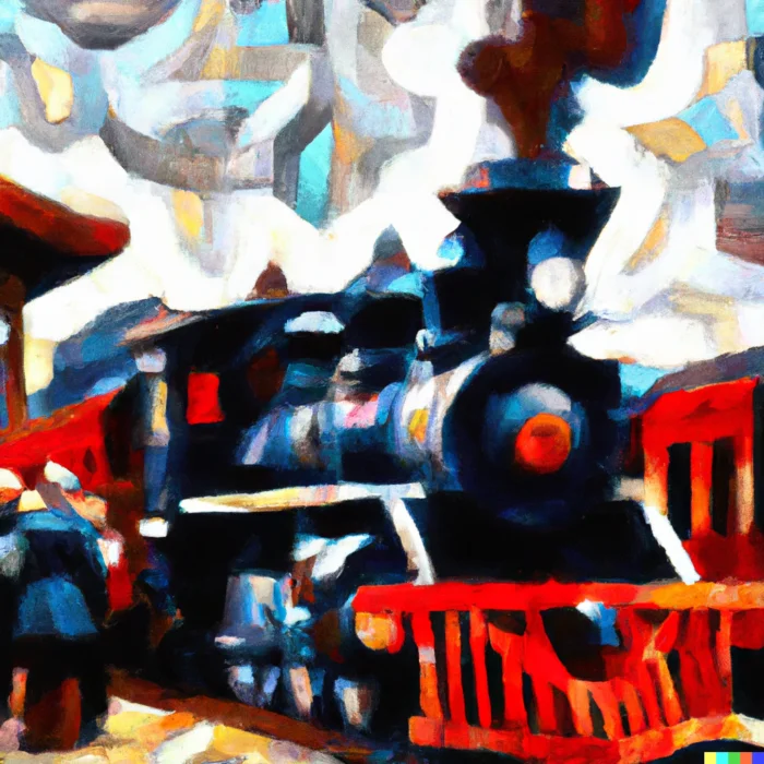 The Future of Transportation: Why Railroads are a Smart Investment - Digital Art