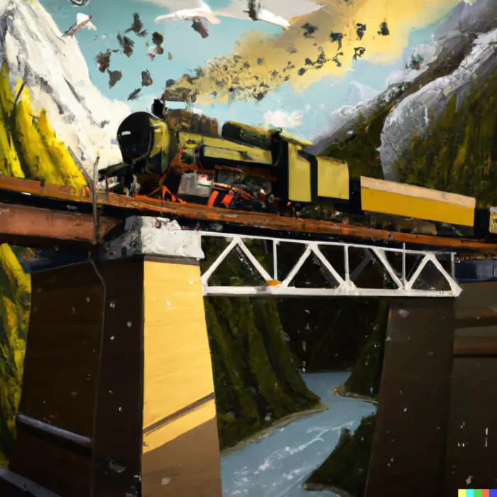 The Golden Age of Railroads - Digital Art 